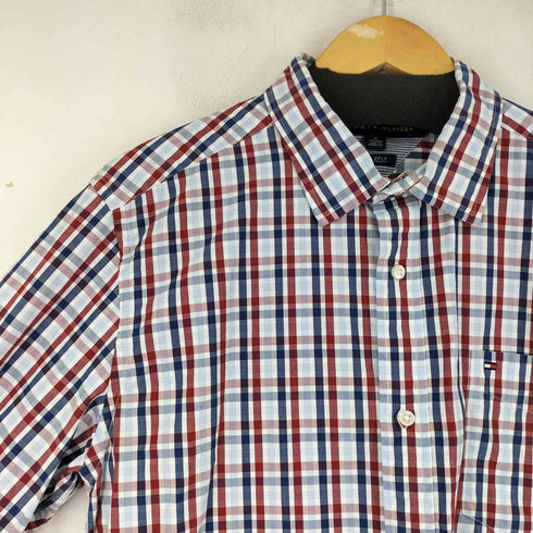 トミーヒルフィガー TOMMY HILFIGER 80s 2PLY チェック L/S シャツ メンズ JPN:XL