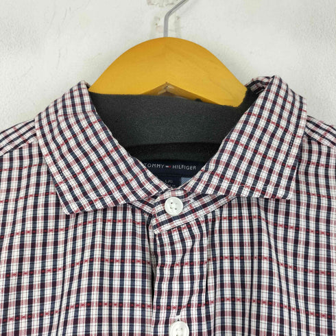 トミーヒルフィガー TOMMY HILFIGER 80s 2PLY チェック L/S シャツ メンズ JPN:L