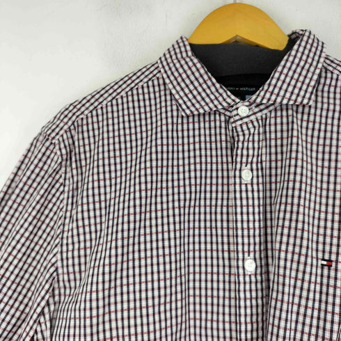 トミーヒルフィガー TOMMY HILFIGER 80s 2PLY チェック L/S シャツ メンズ JPN:L