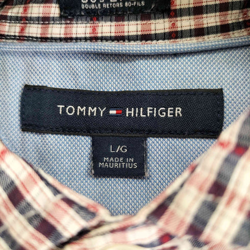 トミーヒルフィガー TOMMY HILFIGER 80s 2PLY チェック L/S シャツ メンズ JPN:L