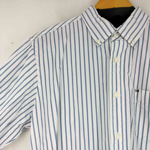 トミーヒルフィガー TOMMY HILFIGER ストライプ L/S ボタンダウンシャツ メンズ JPN:M