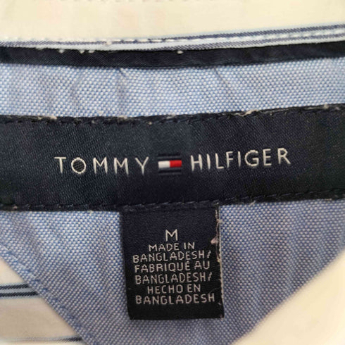 トミーヒルフィガー TOMMY HILFIGER ストライプ L/S ボタンダウンシャツ メンズ JPN:M
