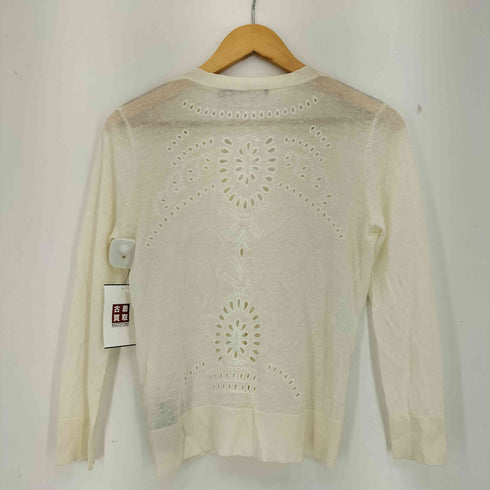 ローレンラルフローレン LAUREN RALPH LAUREN リネンレーヨン バックレースカーディガン レディース JPN:XS