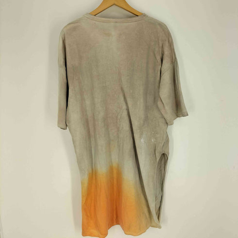 ナゴンスタンス nagonstans Paint Round Slit Long T-SHIRTS ペイント ラウンド スリット Tシャツ メンズ US:38