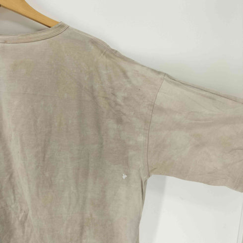 ナゴンスタンス nagonstans Paint Round Slit Long T-SHIRTS ペイント ラウンド スリット Tシャツ メンズ US:38