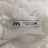 ザラ ZARA コントラスト ラッフル ブラウス レディース import:M