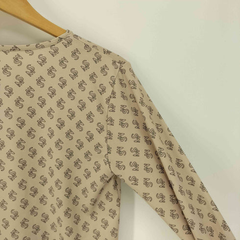 メゾンスペシャル MAISON SPECIAL 22SS モノグラムプリントジャージトップス レディース FREE