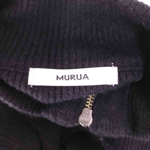 ムルーア MURUA ハーフジップカットニット レディース FREE