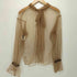 ローズバッド ROSE BUD 19SS シアー ボウタイ ブラウス レディース FREE