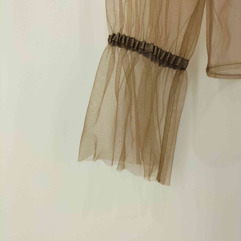 ローズバッド ROSE BUD 19SS シアー ボウタイ ブラウス レディース FREE
