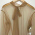 ローズバッド ROSE BUD 19SS シアー ボウタイ ブラウス レディース FREE