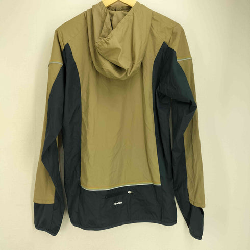 アディダス adidas ロゴプリント フーデットポリジャケット メンズ import:L
