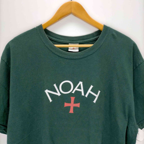 ノア NOAH ロゴプリントクルーネックTシャツ メンズ JPN:L