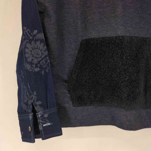 ギャバジンケーティー Gabardine K.T デニム切替 クルーネックスウェット レディース JPN:11号