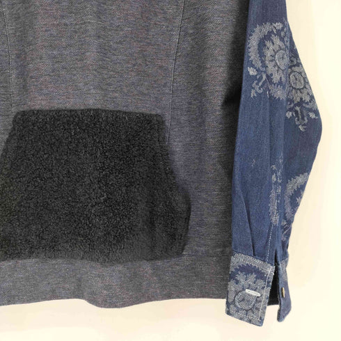 ギャバジンケーティー Gabardine K.T デニム切替 クルーネックスウェット レディース JPN:11号
