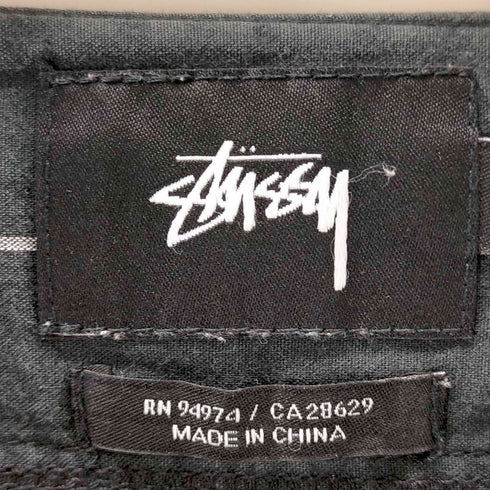 ステューシー Stussy 15AW Stripe Poplin Baseball shirt メンズ import:L