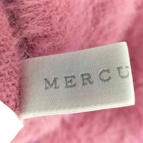 マーキュリーデュオ MERCURYDUO ロングスリーブミニシャギーニットカーディガン レディース FREE