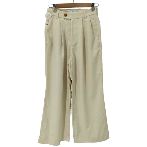 ソエルテ soerte 2tuck white wide slacks メンズ JPN:1