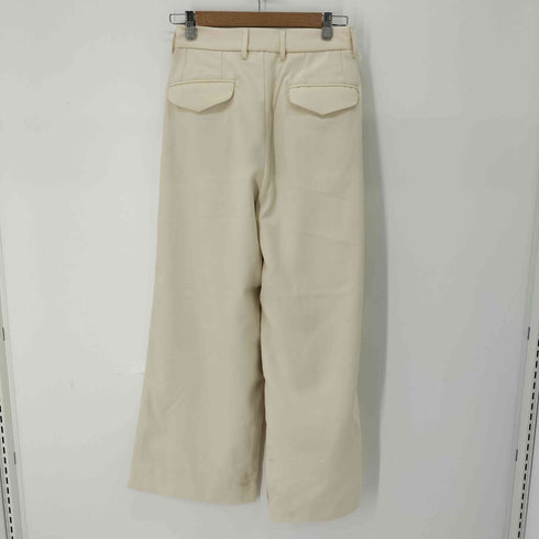 ソエルテ soerte 2tuck white wide slacks メンズ JPN:1