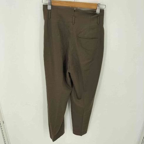 デミルクスビームス Demi-Luxe BEAMS 20AW ウールサテンタックパンツ レディース JPN:36