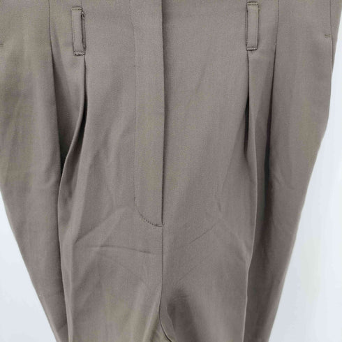 デミルクスビームス Demi-Luxe BEAMS 20AW ウールサテンタックパンツ レディース JPN:36