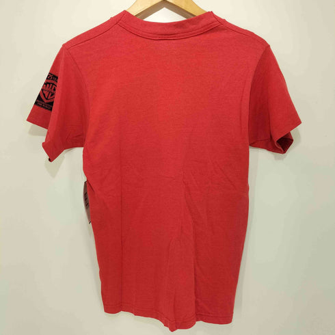 ジェニュインマーチャンダイズ GENUINE MERCHANDISE 90S USA製 シングルステッチ ベースボール クルーネック Tシャツ メンズ import:L