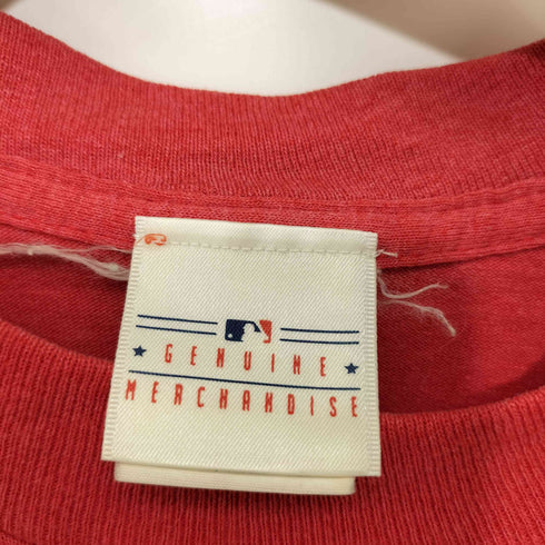 ジェニュインマーチャンダイズ GENUINE MERCHANDISE 90S USA製 シングルステッチ ベースボール クルーネック Tシャツ メンズ import:L