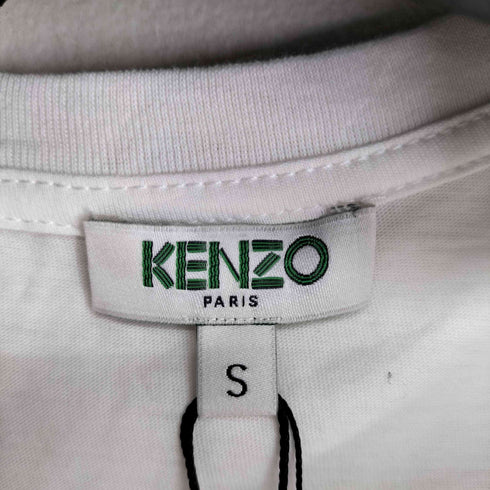 ケンゾー KENZO KNITTED T SHIRT ロゴプリントクルーネックTシャツ レディース JPN:S