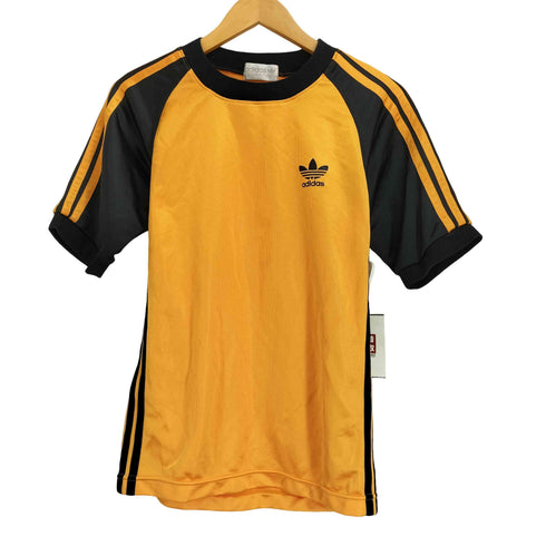 アディダス adidas 90S デサント社製 トレフォイルロゴ スリーストライプライン ラグラン 半袖 Tシャツ Vintage メンズ JPN:L