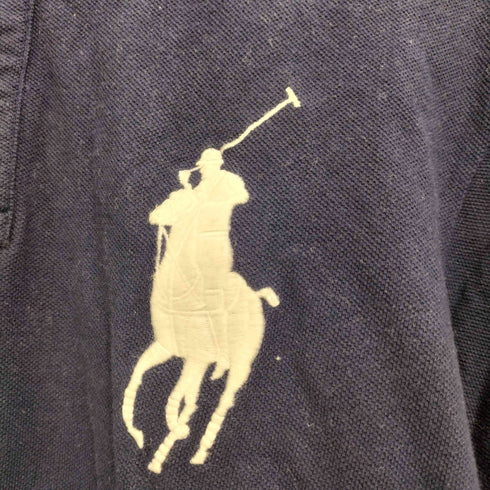 ポロバイラルフローレン Polo by RALPH LAUREN 90S CUSTOM FIT ビックポニー刺繍 ナンバリング3 半袖 ポロシャツ メンズ import:M