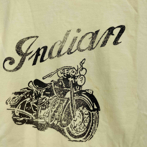 インディアンモーターサイクル INDIAN MOTORCYCLE プリントラグラン tシャツ メンズ import:M