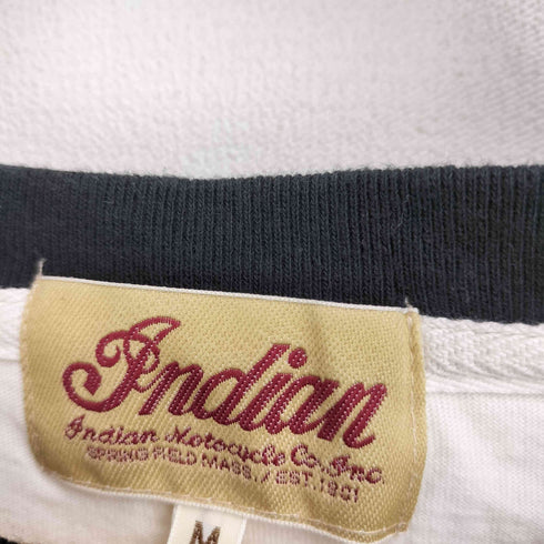 インディアンモーターサイクル INDIAN MOTORCYCLE プリントラグラン tシャツ メンズ import:M