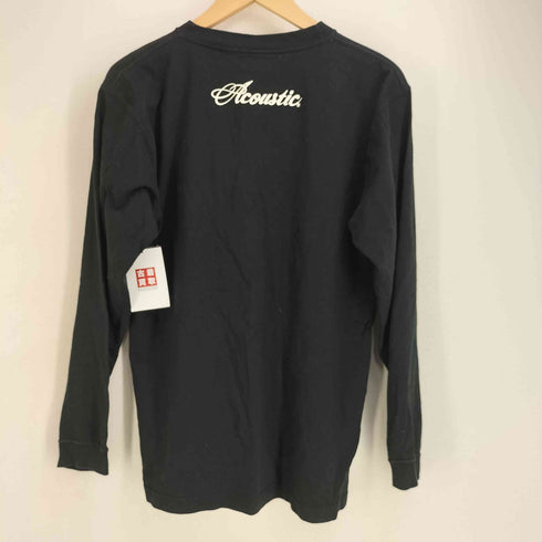 アコースティック acoustic インディアンプリント 長袖 Tシャツ ロンT メンズ JPN:M