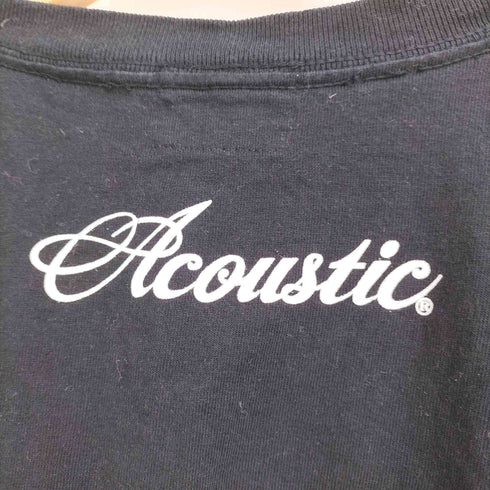 アコースティック acoustic インディアンプリント 長袖 Tシャツ ロンT メンズ JPN:M