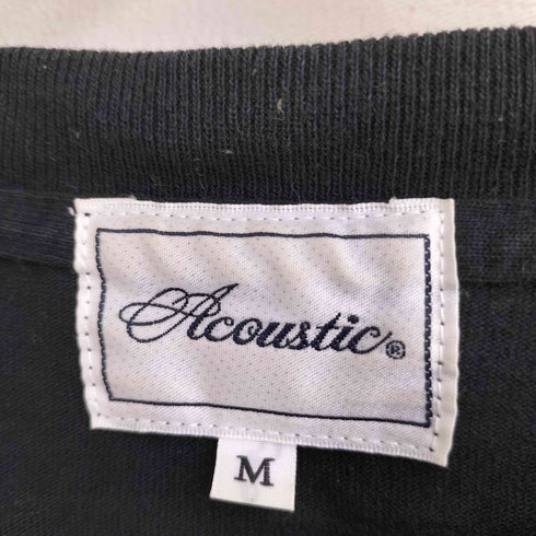 アコースティック acoustic インディアンプリント 長袖 Tシャツ ロンT メンズ JPN:M