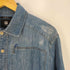 ジースターロー G-STAR RAW Talla Taglia Grobe SLIM FIT ダメージ加工 デニムシャツ メンズ import:L