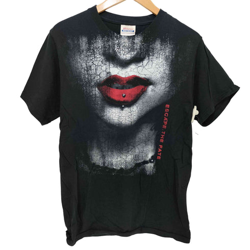 ヘインズ Hanes HEAVUYWEIGT バンドプリント クルーネック S/S Tシャツ メンズ
