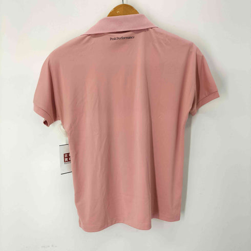 ピークパフォーマンス peak performance ロゴプリント S/Sポロシャツ レディース import:XS