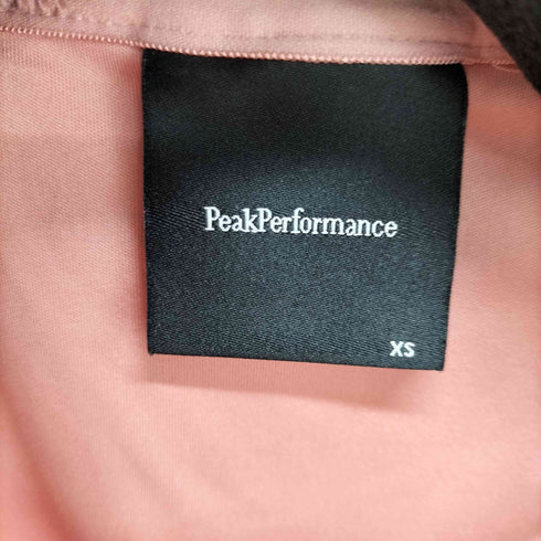 ピークパフォーマンス peak performance ロゴプリント S/Sポロシャツ レディース import:XS