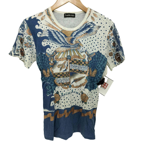 yasuyuki ishii Y2K 総柄 クルーネック Tシャツ メンズ JPN:L