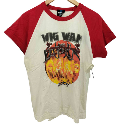 ROCK1.jp バンドプリント リンガーTシャツ メンズ import:S
