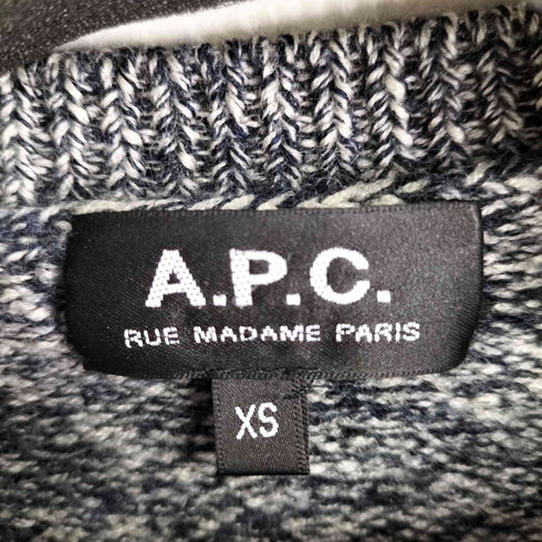 アーペーセー A.P.C. 霜降り モックネックニット レディース XS