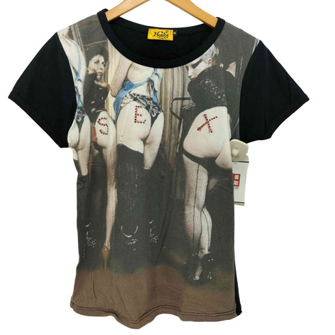 NOOKY TRIBE プリント ビーズデザイン S/S クルーネックT シャツ メンズ import:M
