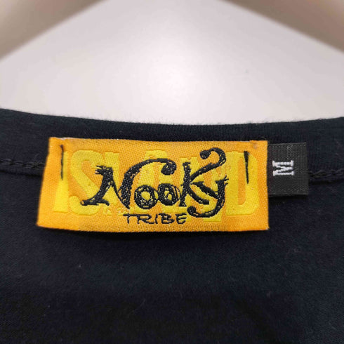 NOOKY TRIBE プリント ビーズデザイン S/S クルーネックT シャツ メンズ import:M