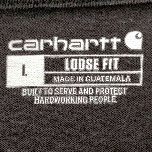 カーハート Carhartt ヘンリーネック ポケット付きロングスリーブTシャツ メンズ import:L