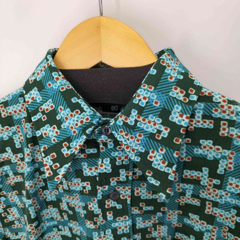 70s S/S 総柄シャツ メンズ