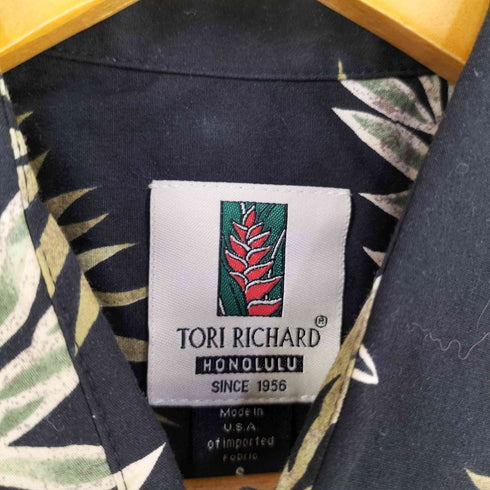 トリリチャード TORI RICHARD USA製 総柄コットンアロハシャツ メンズ import:S