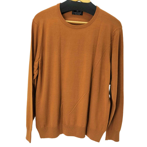 ランバンコレクション LANVIN COLLECTION ウール100 クルーネックニットセーター メンズ LB
