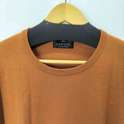 ランバンコレクション LANVIN COLLECTION ウール100 クルーネックニットセーター メンズ LB