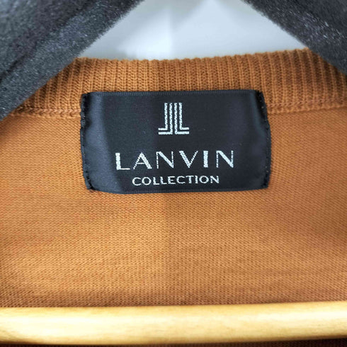 ランバンコレクション LANVIN COLLECTION ウール100 クルーネックニットセーター メンズ LB